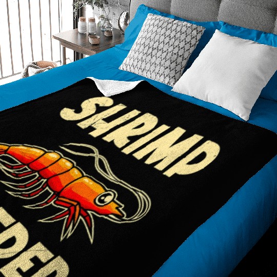 Shrimp Farmer Shrimp Shirmp Aquarium Aquarist Baby Blankets