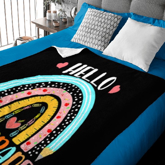 Vintage Sped Squad Special Ed Teacher Back To Scho Baby Blankets