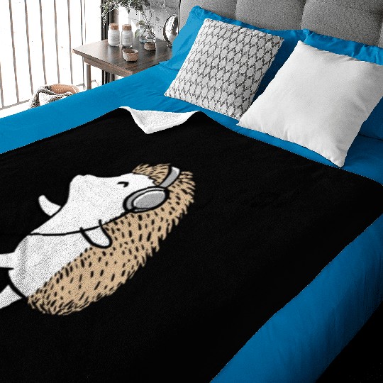 Hedgehog Dance Baby Blankets