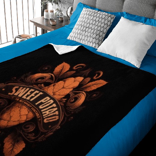 Sweet Potato is My Spirit Vegetable Baby Blankets