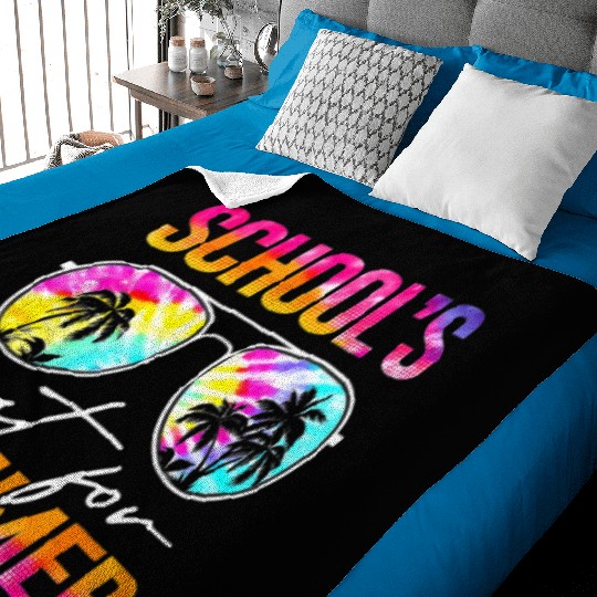 Last Day Of School Schools Out For Summer Teacher Baby Blankets