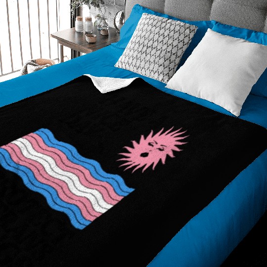 Have A Nice Day And Protect Our Trans Siblings Baby Blankets