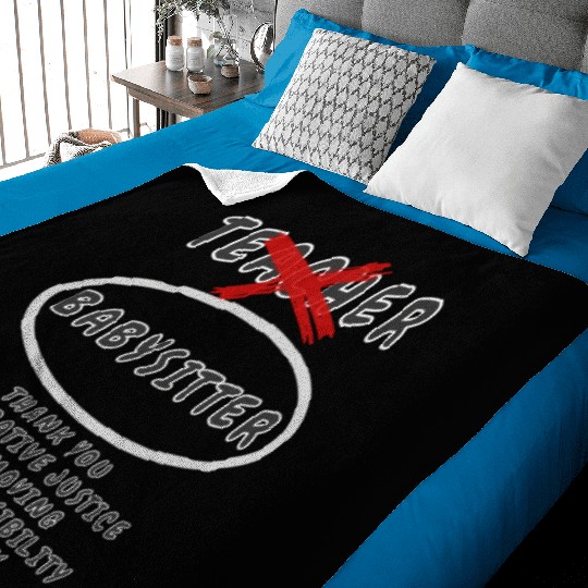 Teacher Aka Babysitter Baby Blankets