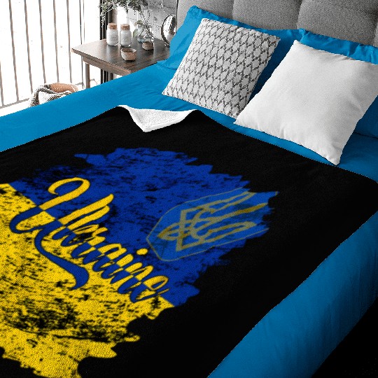 Ukraine Ukrainian Flag I Stand With Ukraine Pride Baby Blankets
