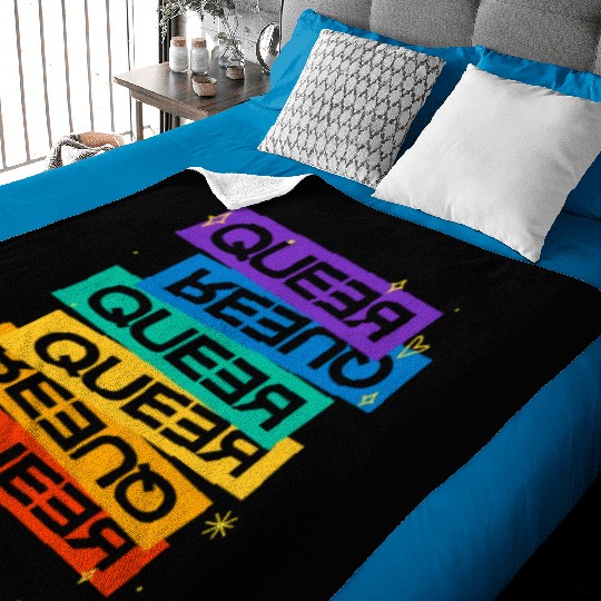 Queer Baby Blankets Gay Pride Month Pride Day Rainbow