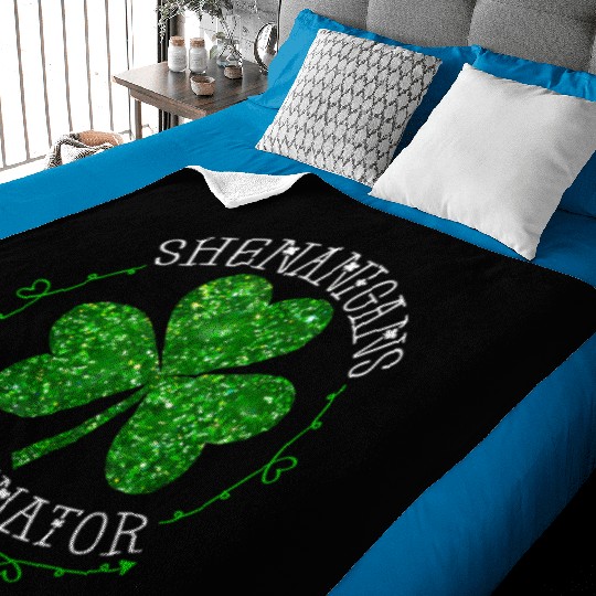 Shenanigans Coordinator Teacher St Patric Day Baby Blankets