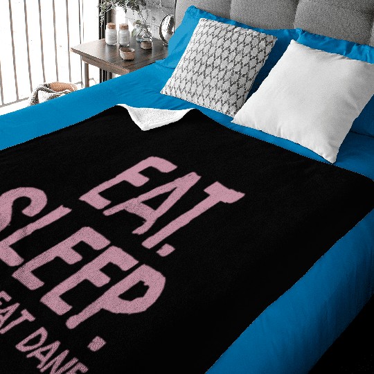 Eat Sleep Walk Great Dane Dog Owner Walking Baby Blankets