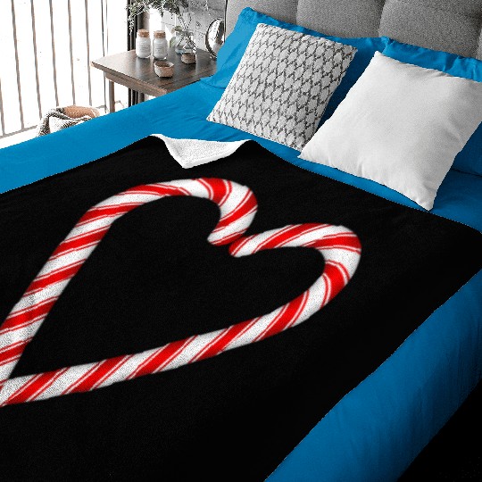 Sweets Candy Canes He Baby Blankets