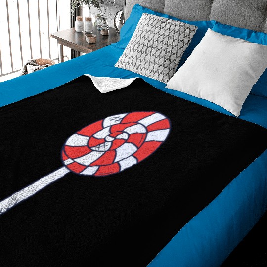 Lollipop Rainbow Sucker Candy Baby Blankets