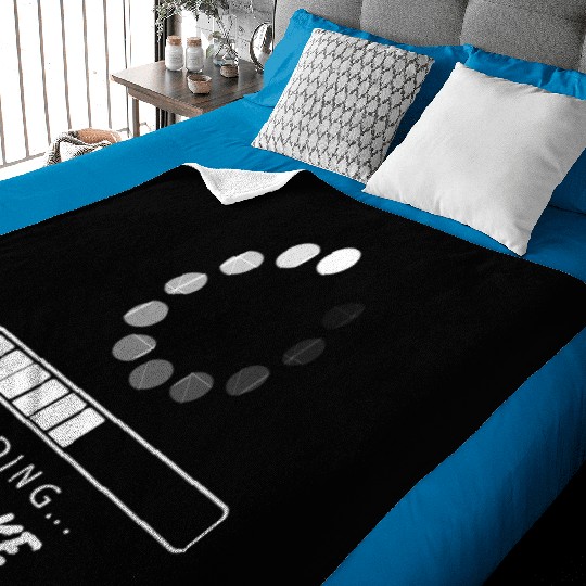 Dad joke Loading Baby Blankets