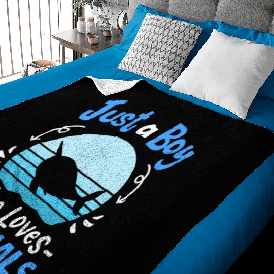 Narwhals Whales Narwhal Lover Retro Baby Blankets