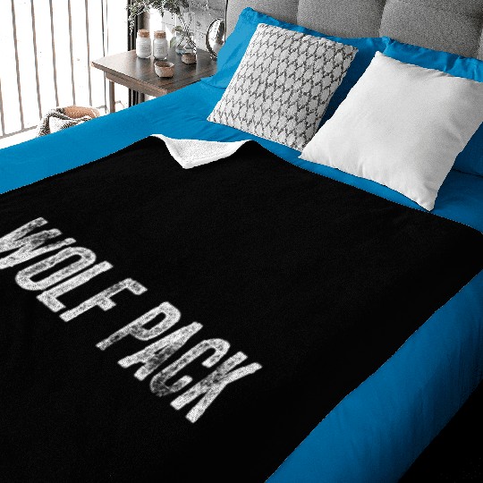 Wolf Packleader Of The Packwolf Bad Werewolf Baby Blankets