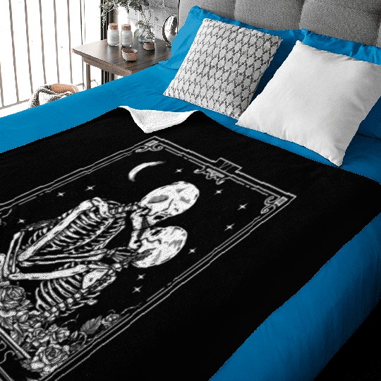 The Tarot Card Astrology Goth Halloween Baby Blankets