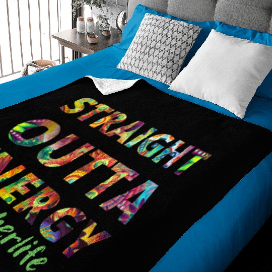 Straight Outta Energy teacher life Baby Blankets