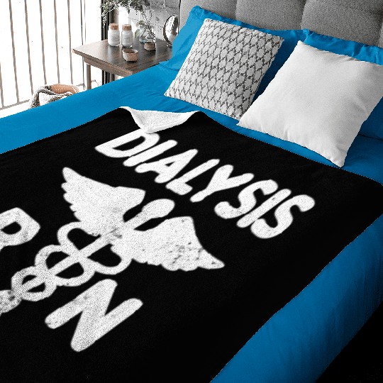 Dialysis Nurse Baby Blankets RN Gift