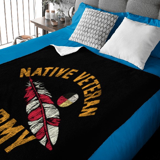 Native American Vietnam Veteran Baby Blankets
