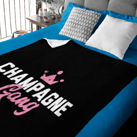 Champagne Gang Baby Blankets