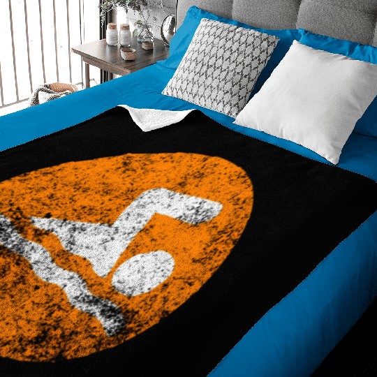 Swim Orange Swim Icon Baby Blankets