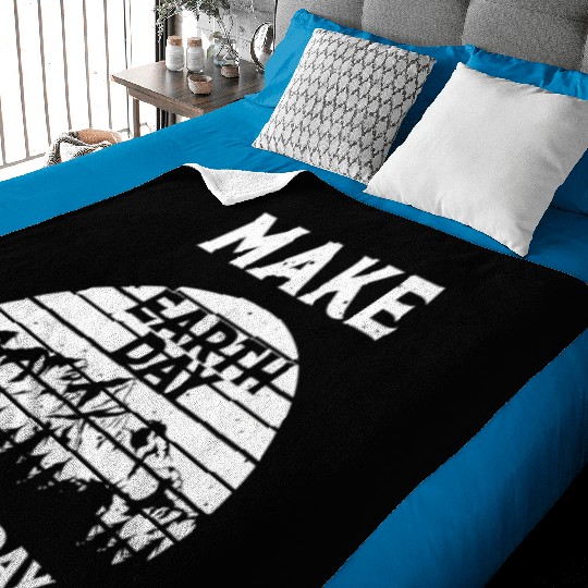 Earth Day Everyday Green Earth Baby Blankets