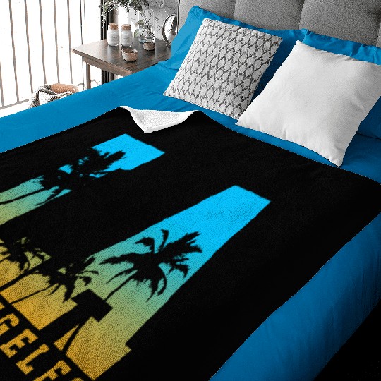 Los Angeles La California Baby Blankets