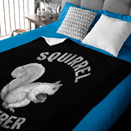 It'S A Squirrel Thing Animal Of The Forest Baby Blankets