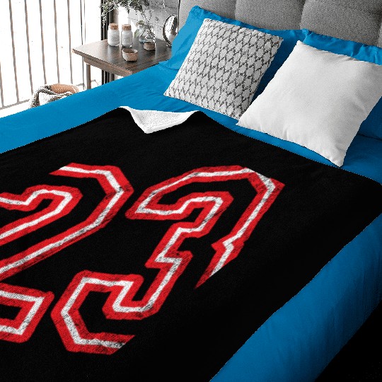 basketball number 23 Baby Blankets