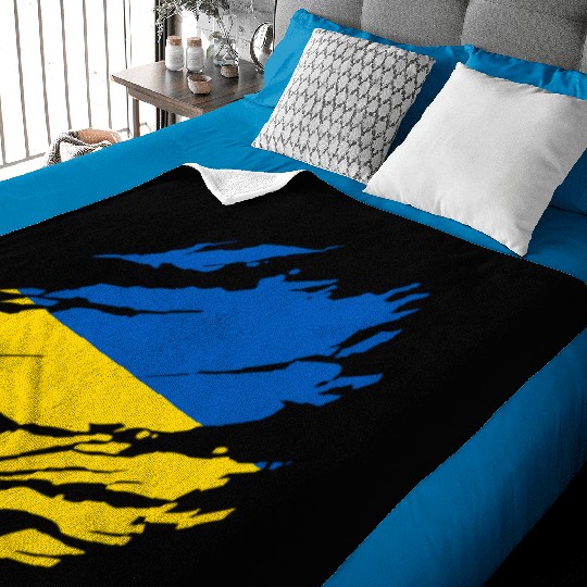 Ukrainian Flag Ukraine Baby Blankets