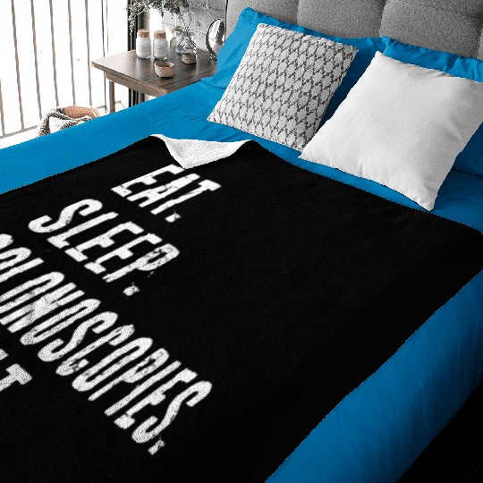 Gastroenterologist Colonoscopy Doctor Nurse Funny Baby Blankets