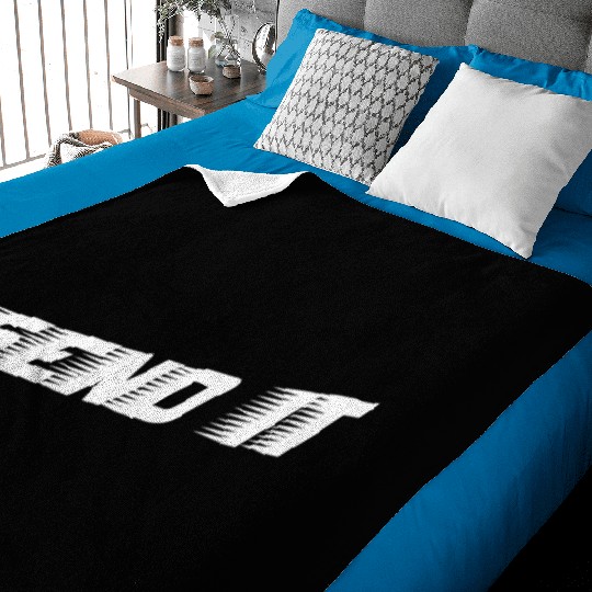 Dirt Bike Send It Motocross Baby Blankets