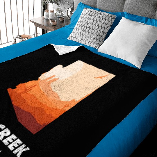 Caving Cave Creek Arizonna For Caveman Hiker Baby Blankets