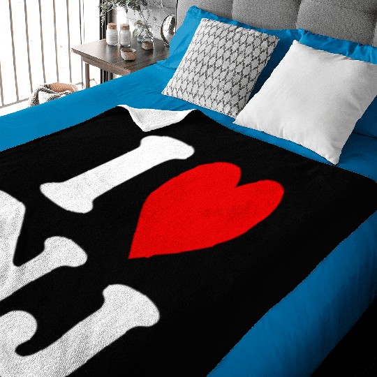I Love Nj Heart New Jersey Baby Blankets