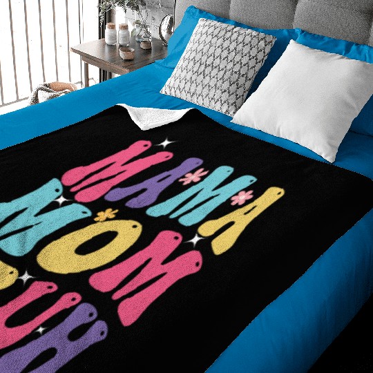 MAMA MOM BRUH Baby Blankets