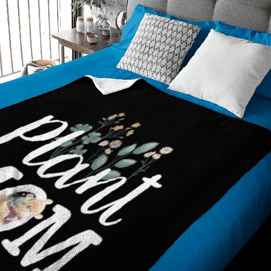 Plant Mom Baby Blankets