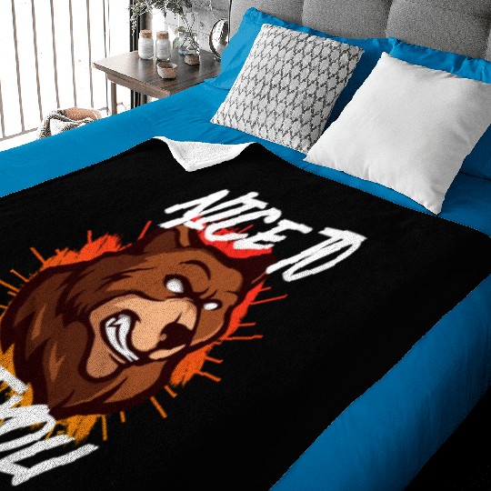 Nice to eat you Nature boy Mountain lover Baby Blankets