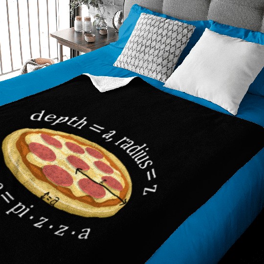 Volume Of Pizza - Math Baby Blankets