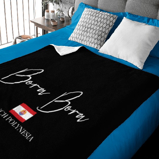 Flag Vacation - Island Bora Bora Baby Blankets