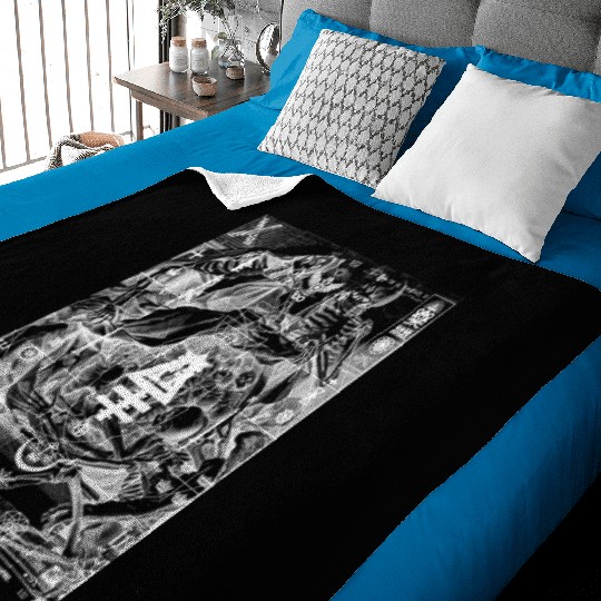 The Portal - Death Tarot Card - Occult Baby Blankets