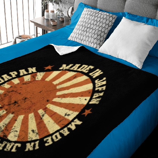Japan Sunrise Flag made in Japan Baby Blankets