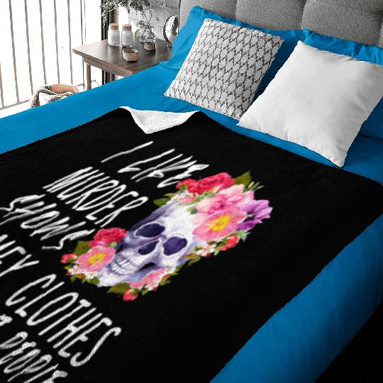 I Like Murder Shows Comfy And Maybe 3 People Baby Blankets