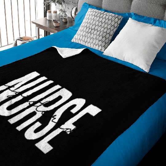 Registered Nurse Rn Emergency Room Nurse Baby Blankets