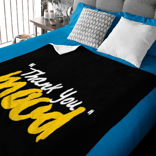 Thank You Mood Baby Blankets