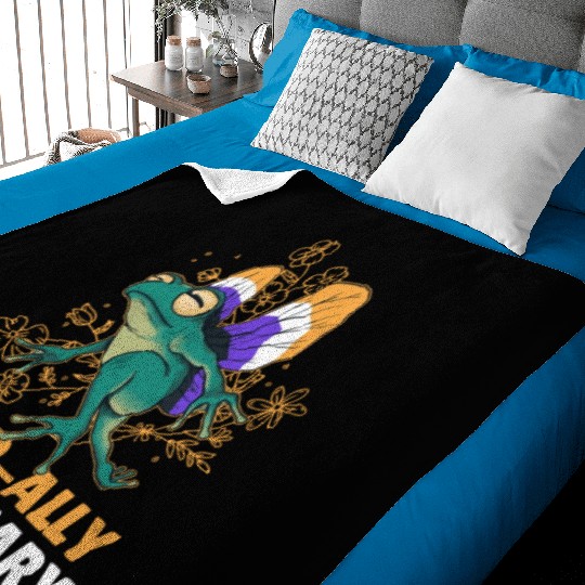 Toad-Ally Nonbinary Baby Blankets