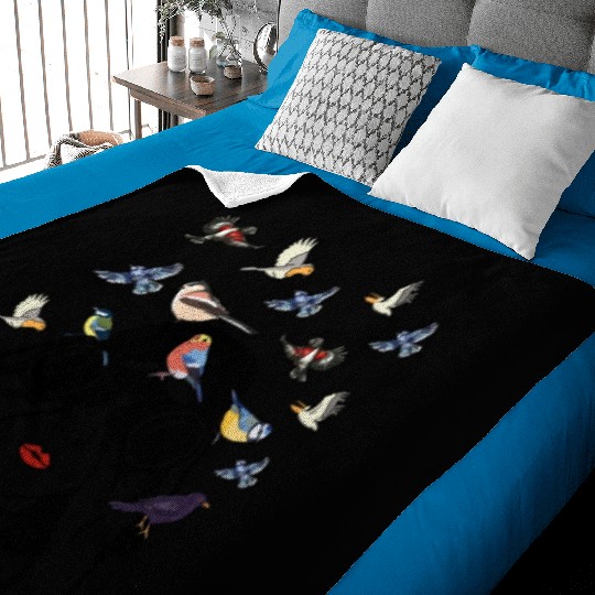 Bird Lover Birdwatching Bird Whisperer Baby Blankets