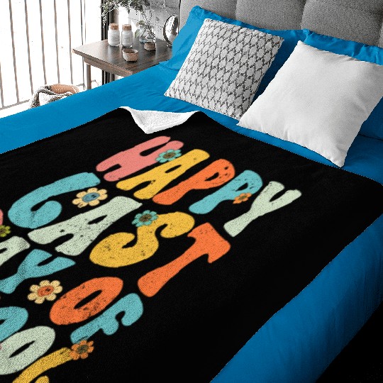 Groovy Happy Last Day of School Teacher Student Baby Blankets