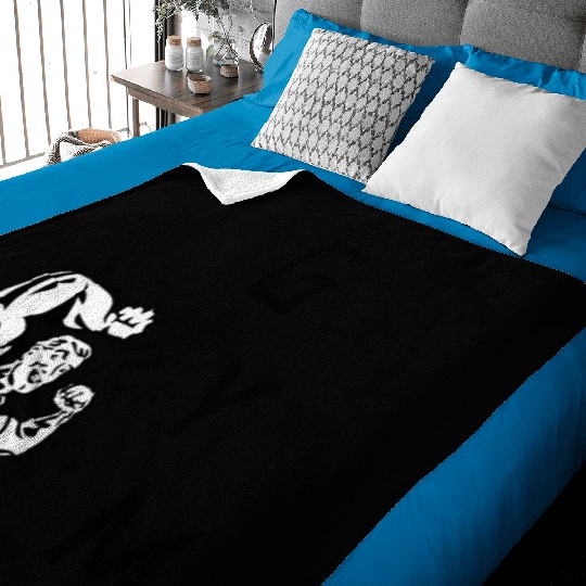 Old School Gym vibes Baby Blankets