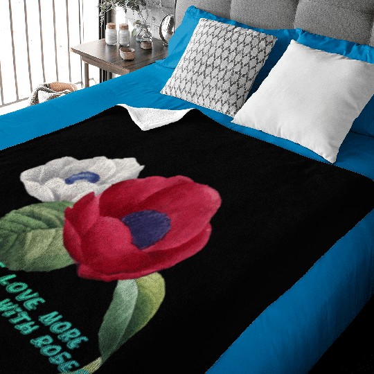 Embracing Romance with the Rose Baby Blankets