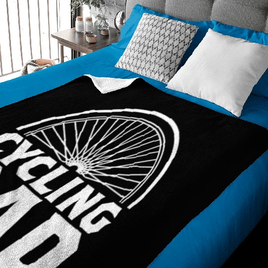 Cycling Baby Blankets for Dad, Cyclist Baby Blankets, Bike Riding