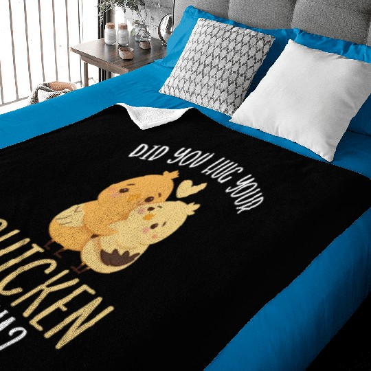 Chicken Farmer Chicken Whisperer Farm Animal Baby Blankets