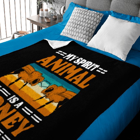 Honey Bumblebee Nature Protection Of Species Baby Blankets