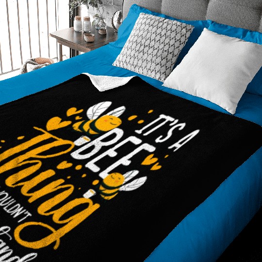 Bee Bumblebee Apiary Wasp Baby Blankets